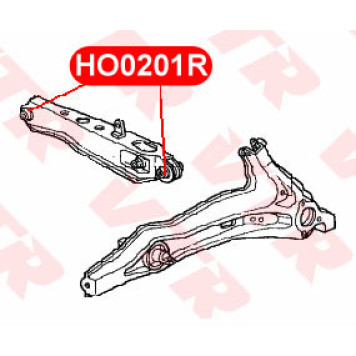 Сайлентблок нижнего рычага задней подвески VTR HO0201R-1
