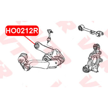 Сайлентблок рычага задней подвески VTR HO0212R-1