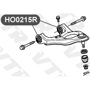 Сайлентблок верхнего рычага задней подвески VTR HO0215R-1