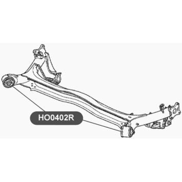 Сайлентблок балки задней подвески VTR HO0402R-1