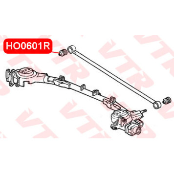 Сайлентблок поперечной тяги задней подвески VTR HO0601R-1
