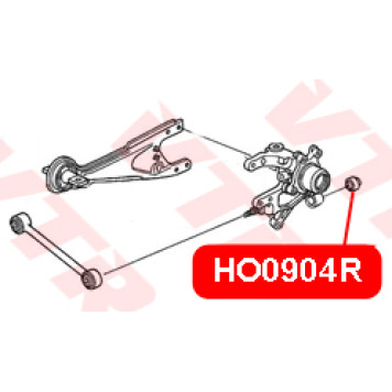 Сайлентблок цапфы задней подвески VTR HO0904R-1