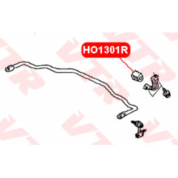 Втулка стабилизатора задней подвески, внутренняя VTR HO1301R-1