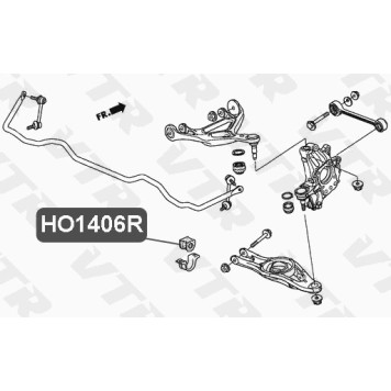 Втулка стабилизатора передней подвески VTR HO1406R-1
