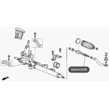 Тяга рулевого управления VTR HO1413TR-1