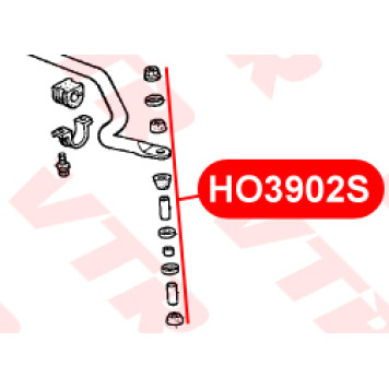 Тяга стабилизатора передней подвески VTR HO3902S-1
