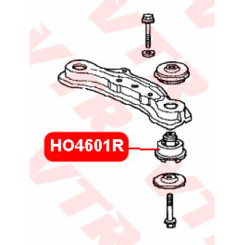 Подушка дифференциала задней подвески, задняя VTR HO4601R-1