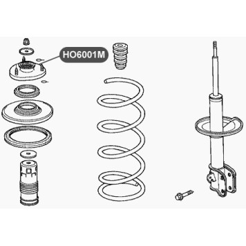 Опора переднего амортизатора VTR HO6001M-1