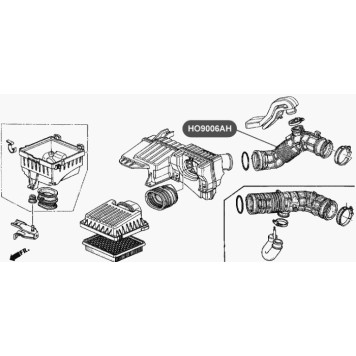 Патрубок воздуховода VTR HO9006AH-1
