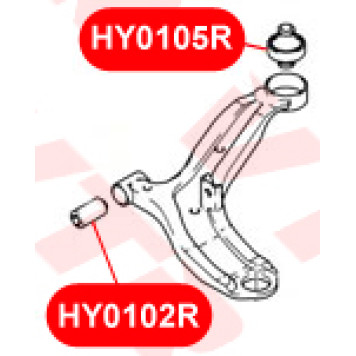 Сайлентблок нижнего рычага передней подвески, передний VTR HY0102R-3