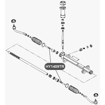 Тяга рулевого управления VTR HY1409TR-1