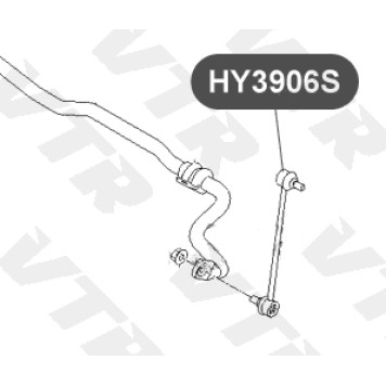 Тяга стабилизатора передней подвески VTR HY3906S-1
