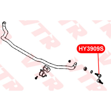 Тяга стабилизатора передней подвески VTR HY3909S-1
