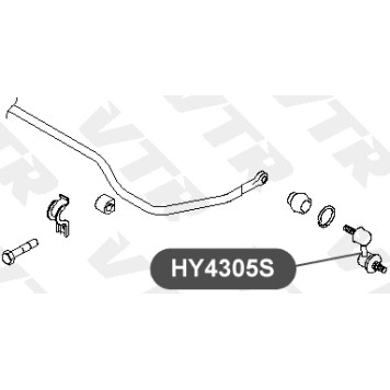 Тяга стабилизатора задней подвески VTR HY4305S-1