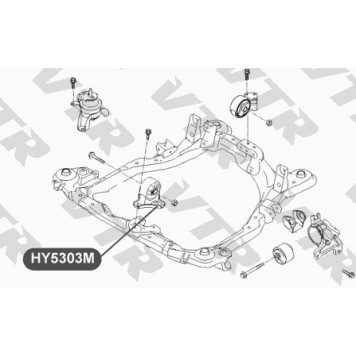 Подушка двигателя, передняя VTR HY5303M-1