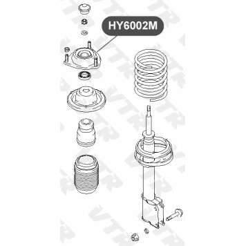 Опора переднего амортизатора VTR HY6002M-1