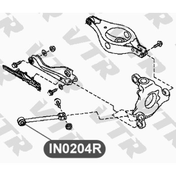 Сайлентблок тяги задней подвески VTR IN0204R-1