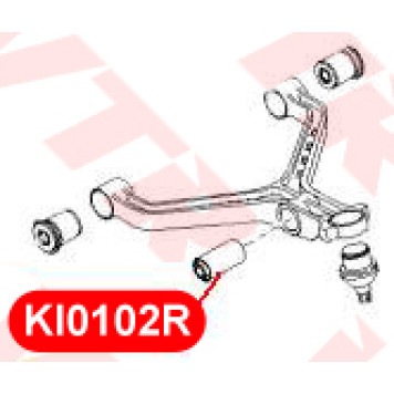 Сайлентблок нижнего рычага передней подвески VTR KI0102R-1