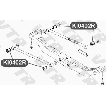 Сайлентблок балки задней подвески VTR KI0402R-1
