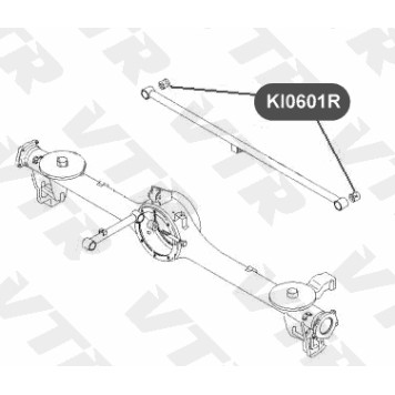 Сайлентблок поперечной тяги задней подвески VTR KI0601R-1