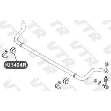 Втулка стабилизатора передней подвески VTR KI1404R-1