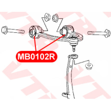 Сайлентблок верхнего рычага передней подвески VTR MB0102R-1