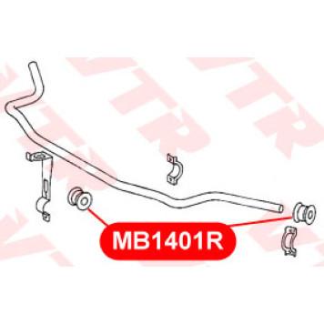 Втулка стабилизатора передней подвески, наружная VTR MB1401R-1