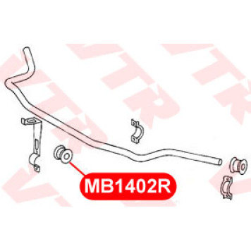 Втулка стабилизатора передней подвески, внутренняя VTR MB1402R-1