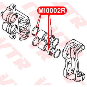 Прокладка переднего суппорта VTR MI0002R-1