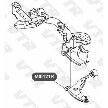 Сайлентблок рычага передней подвески, передний VTR MI0121R-1