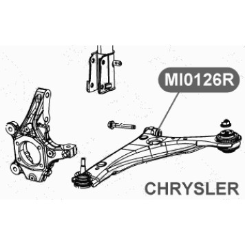 Сайлентблок рычага передней подвески, передний VTR MI0126R-2