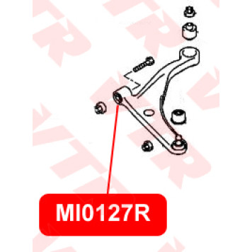 Сайлентблок рычага передней подвески, передний VTR MI0127R-1
