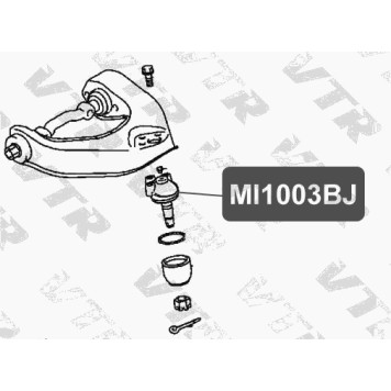 Опора шаровая верхнего рычага передней подвески VTR MI1003BJ-1