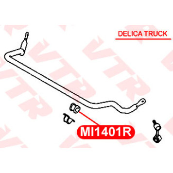 Втулка стабилизатора передней подвески, внутренняя VTR MI1401R-3