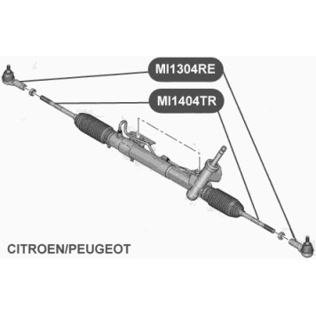 Тяга рулевого управления VTR MI1404TR-1