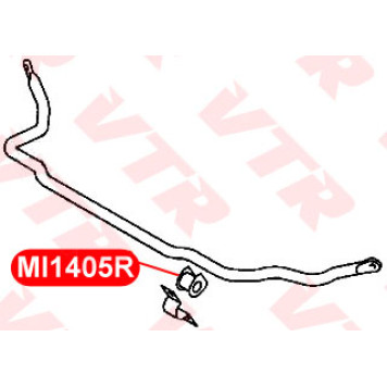 Втулка стабилизатора передней подвески VTR MI1405R-1