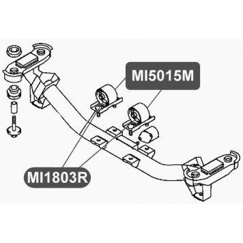 Сайлентблок подушки двигателя VTR MI1803R-1