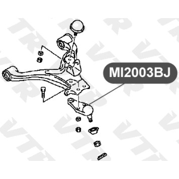 Опора шаровая нижнего рычага передней подвески VTR MI2003BJ-1