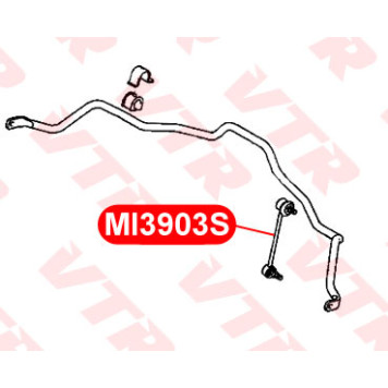 Тяга стабилизатора передней подвески VTR MI3903S-1