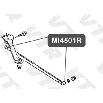 Сайлентблок поперечной тяги задней подвески VTR MI4501R-1