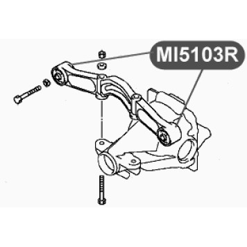 Сайлентблок опоры дифференциала VTR MI5103R-1