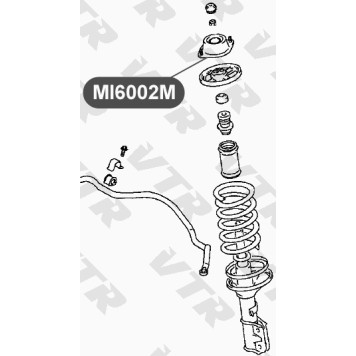 Опора переднего амортизатора VTR MI6002M-1