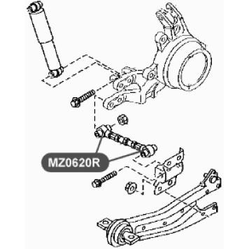 Сайлентблок поперечной тяги задней подвески VTR MZ0620R-1