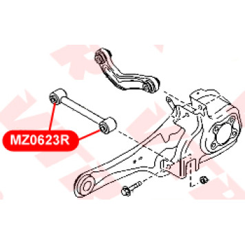 Сайлентблок поперечной тяги задней подвески VTR MZ0623R-1