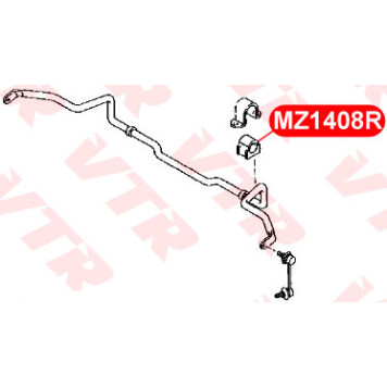 Втулка стабилизатора передней подвески VTR MZ1408R-1