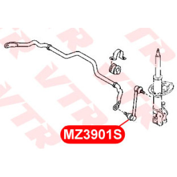 Тяга стабилизатора передней подвески VTR MZ3901S-1