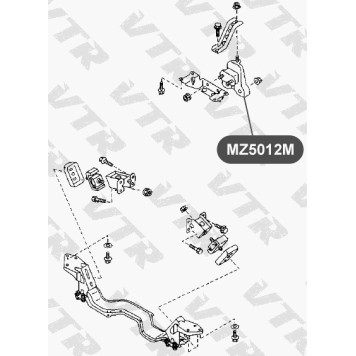 Подушка двигателя VTR MZ5012M-1