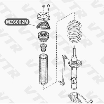 Опора переднего амортизатора VTR MZ6002M-1