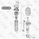 Опора переднего амортизатора VTR MZ6002M