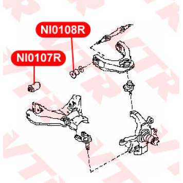 Сайлентблок верхнего рычага передней подвески VTR NI0108R-1